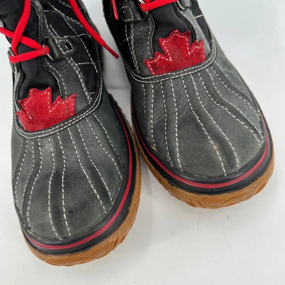 Pajar‎ Canada Freestyle Grip Snow Boots Quilted Black Duck Boots Size 38 (7.5-8)